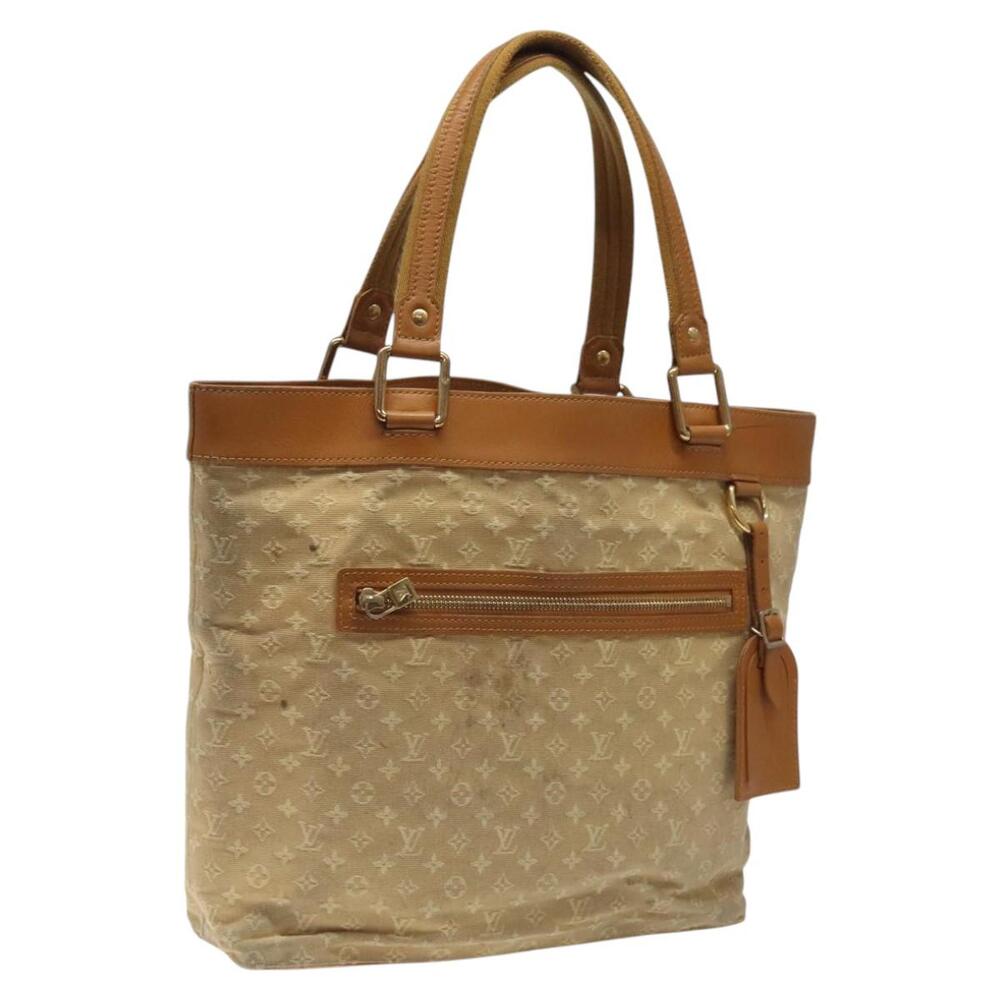 LOUIS VUITTON Monogram Mini Lucille GM Tote Bag Beige M92683 - Picture 1 of 16